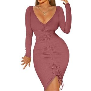 🤤😍 Super sexy long sleeve midi dress